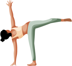 Person performing the Half Moon (Ardha Chandrasana) Yoga Pose