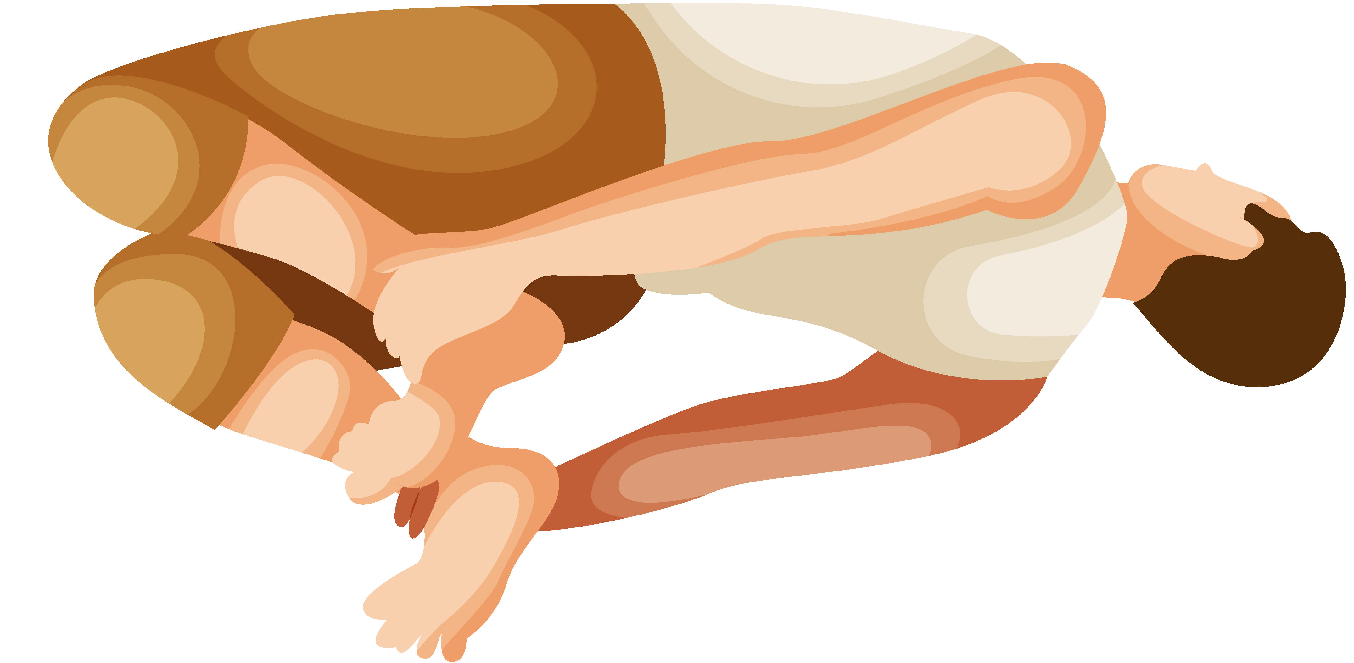 Person performing the Side Bow (Parsva Dhanurasana) Yoga Pose