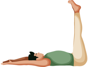 Person performing the Upward Spread Foot (Urdhva Prasarita Padasana) Yoga Pose