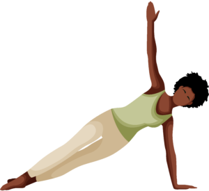 Person performing the Side Plank (Vasisthasana) Yoga Pose